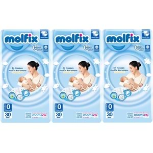 Molfix Bebek Bezi Ekonomik Beden:0 (0-3KG) Prematüre 90 Adet