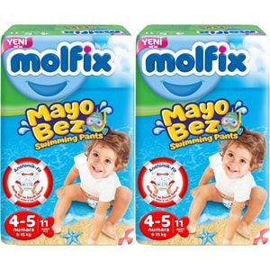 Molfix Swimming Pants (Mayo Bez) Beden:4-5 (9-15Kg) 22 Adet