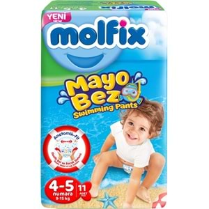 Molfix Swimming Pants Külot Mayo Bez Beden 4-5 (9-15 KG) 132 Adet