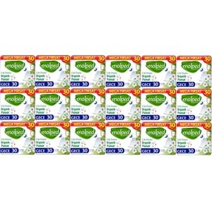 Molped Pure&Soft Hijyenik Ped Gece 540 (18PK*30) Adet Mega Pk