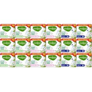 Molped Pure&Soft Hijyenik Ped Avantaj PK Normal 276 + Uzun 216 + Gece 180 Toplam : 672 Adet