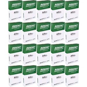 Mopak Rekort A4 80GR/M2 Fotokopi Kağıdı 10000 Adet (20PK*500)