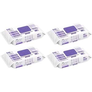 Mr. Oxy Yüzey Temizlik Havlusu 100 Yaprak Lavanta Esintisi Plastik Kapaklı (4 Lü Set) 400 Yprk