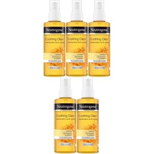 Neutrogena Soothing Clear Yüz Bakım Nemlendirici Tonik Spreyi 125ML (5 Li Set)
