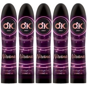 Okey Kayganlaştırıcı Jel 100ML Nirvana (5 Li Set)