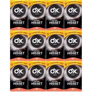 Okey Prezervatif 240 Adet Ultra Hisset Ekonomik Pk (12PK*20)