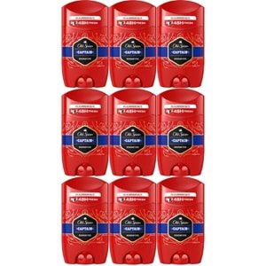 Old Spice Captain Stick Roll-On Men/Erkek Deodorant 50ML (9 Lu Set)