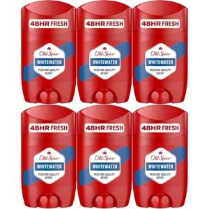 Old Spice WhiteWater Stick Roll-On Men/Erkek Deodorant 50ML (6 Lı Set)