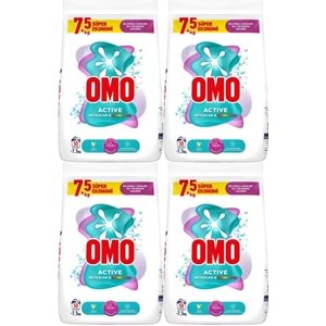 Omo Matik Çamaşır Deterjanı 30KG Beyaz ve Color/Renkliler (200 Yıkama) (4PK*7.5KG)