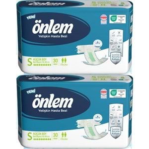 Önlem Hasta Bezi Bel Bantlı Tekstil Yüzey S - Small - Küçük 60 Adet (2PK*30)