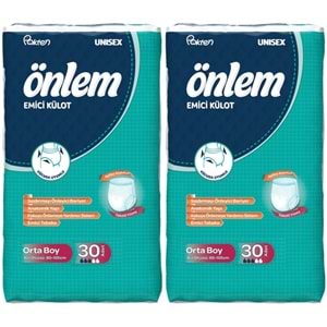 Önlem Emici Külot Hasta Bezi Medium Orta 60 Adet