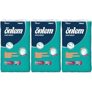 Önlem Emici Külot Hasta Bezi Medium Orta 90 Adet