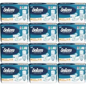 Önlem Hasta Bezi Bel Bantlı Tekstil Yüzey M - Medium - Orta 360 Adet (12PK*30)