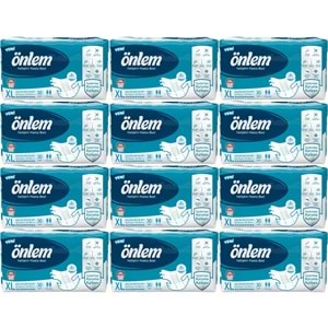 Önlem Hasta Bezi Bel Bantlı Tekstil Yüzey XL - Extra Large - Ekstra Büyük 360 Adet (12PK*30)