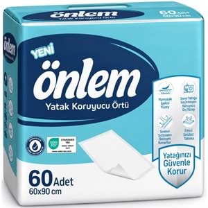 Önlem Yatak Koruyucu Örtü 60*90 CM 60 Adet