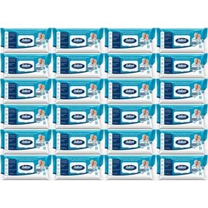 Önlem Hijyenik Vücut Temizleme Islak Mendil Havlu 1200 Yaprak (24PK*50)