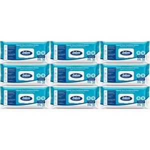Önlem Hijyenik Vücut Temizleme Islak Mendil Havlu 450 Yaprak (Ebat XXL) (9PK*50)