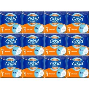 Orkid Hijyenik Ped Ultra Extra Normal 96 Adet Standart Pk (12PK*8)