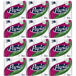 Papia Kağıt Havlu (3 Katlı) 72 Li Set Bio Care (12PK*6)