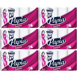 Papia kağıt Havlu (3 Katlı) 48 Li Set Inova (6PK*8)