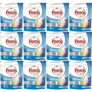 Peros Pratik Matik Çamaşır Deterjanı Kapsülü - Tableti 312 Adet Beyazlar (12PK*26)