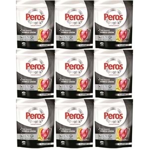 Peros Pratik Matik Çamaşır Deterjanı Kapsülü - Tableti 234 Adet Siyahlar (9PK*26)