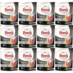 Peros Pratik Matik Çamaşır Deterjanı Kapsülü - Tableti 312 Adet Siyahlar (12PK*26)