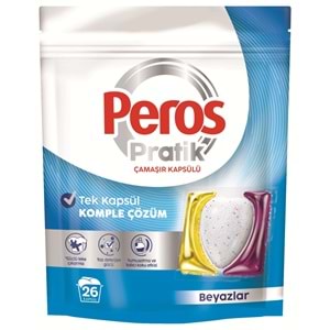 Peros Pratik Matik Çamaşır Deterjanı Kapsülü - Tableti 156 Adet (6PK*26) (Karma Set)