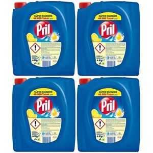 Pril Sıvı Bulaşık Deterjanı 16LT Limon (1 Koli)