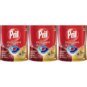Pril Bulaşık Makinesi Deterjanı Kapsül Tablet Excellence Premium 5 i 1 Arada 180 Adet (3PK*60)