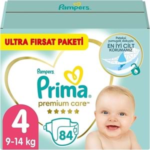 Prima Premium Care Bebek Bezi Beden:4 (9-14) Maxi 168 Adet Mega Fırsat Pk