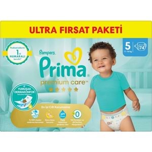 Prima Premium Care Bebek Bezi Beden:5 (11-16) Junior 148 Adet Mega Fırsat Pk
