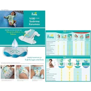 Prima Bebek Bezi Beden:8 (17+Kg) XXX Large 62 Adet Süper Ekonomik Pk