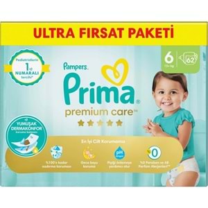 Prima Premium Care Bebek Bezi Beden:6 (13+) Extra Large 248 Adet Ultra Fırsat Pk