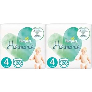 Prima Pampers Harmonie Bebek Bezi Beden:4 (9-14KG) Maxi 56 Adet Ekonomik Ultra Fırsat Pk