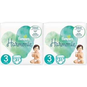 Prima Pampers Harmonie Bebek Bezi Beden:3 (6-10KG) Midi 62 Adet Ekonomik Ultra Fırsat Pk