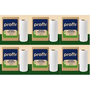 Proftr Hasta Muayene Sedye Masa Örtüsü Çift Katlı 50*25CM 50 Metre (6 Lı Set)