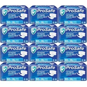 Prosafe Hasta Bezi Yetişkin Bel Bantlı Tekstil Yüzey XL-Extra Large Boy 360 Adet (12PK*30)