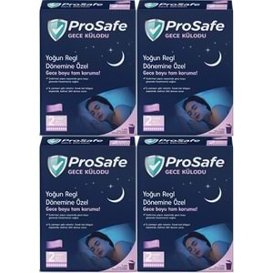 Prosafe Gece Külodu / Külot (Yoğun Regl Dönemine Özel) (8 Li Set) (4PK*2)