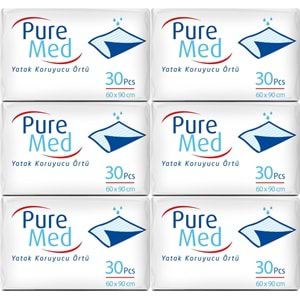 Puremed Hasta Yatak Koruyucu 60*90CM 180 Adet (6PK*30)