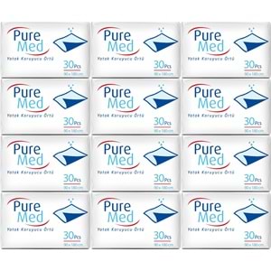 Puremed Hasta Yatak Koruyucu 90*180CM 360 Adet (12PK*30)
