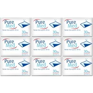 Puremed Hasta Yatak Koruyucu 60*90CM 270 Adet (9PK*30)