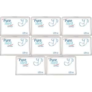 Puremed Hasta Bezi Bel Bantlı Tekstil Yüzey Medium M-Orta 240 Adet (8PK*30)