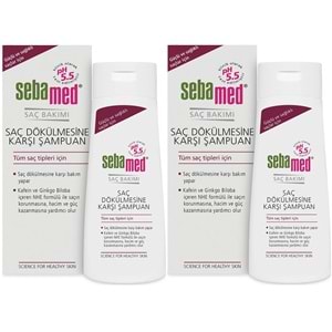Sebamed Şampuan 400ML Saç Dökülmesine Karşı (Tüm Saç Tipleri için) (2 Li Set)