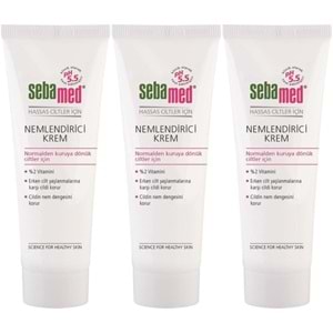 Sebamed Nemlendirici Krem Tüp 50ML (Günlük Kullanım) (3 Lü Set)