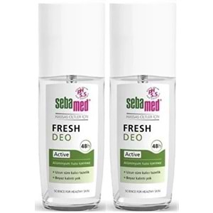 Sebamed Deodorant Sprey 75 ML Fresh Active (2 Li Set)