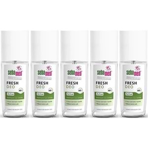 Sebamed Deodorant Sprey 75 ML Fresh Active (5 Li Set)