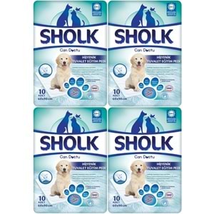 Sholk Evcil Hayvan Tuvalet Çiş Eğitim Pedi 60*90CM 40 Adet (4PK*10)