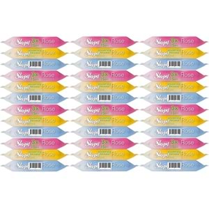 Sleepy Islak Havlu Cep Mendil 15 Yaprak (36 Lı Set) Rose/Garden (12PK*3) 540 Yaprak