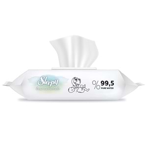 Sleepy Islak Havlu Mendil Bio Natural 40 Yaprak Yeni Doğan (18 Li Set) Plastik Kapaklı 720 Yaprak